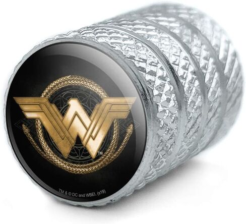 الرسومات والمزيد من فيلم Wonder Woman Movie Golden Lasso Logo Tyre Rim Rim Wheel Valve Ste Caps in Saudi Arabia