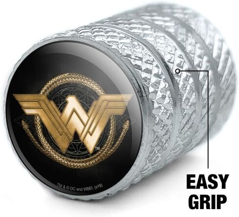 الرسومات والمزيد من فيلم Wonder Woman Movie Golden Lasso Logo Tyre Rim Rim Wheel Valve Ste Caps in Saudi Arabia