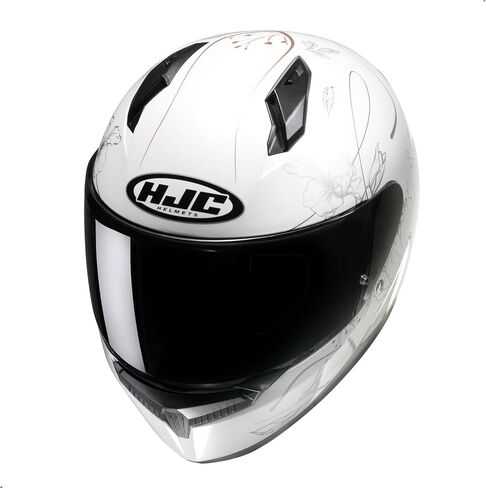 HJC C10 EPIK خوذة دراجة نارية كاملة مع درع قفل HJ-34P ، DOT معتمد (MC8 ، X-Small) in Saudi Arabia