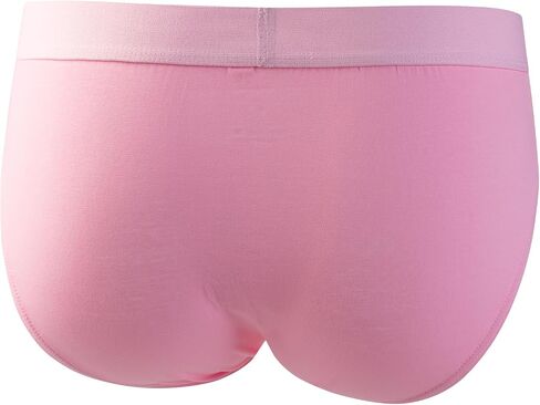 Men's Cotton Breathable Briefs, Ultra Soft No Fly Underwear with Supportive Pouch, 4 Pack in Kuwait