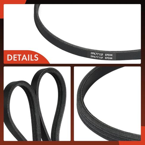 A-Premium Stretch Fit Serpentine Drive Belt Compatible with Hyundai, Kia Cars - Sonata 2015-2019, Optima 2016-2020, Sorento, Santa Fe, Santa Fe Sport, Tucson, Veloster, Sportage, Gas in Saudi Arabia