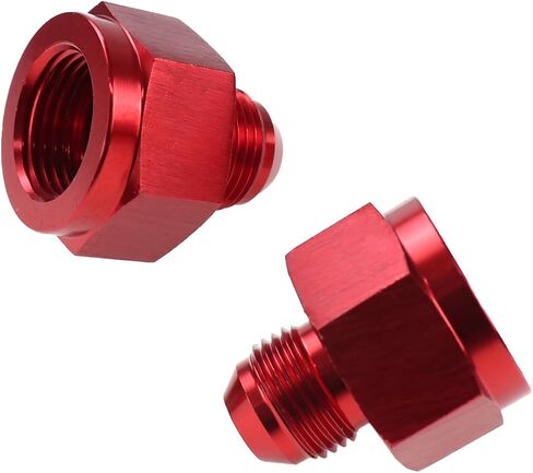 10AN Female to 6AN Male Flare Reducer Adapter Fitting Connector Aluminum for Fuel System Fuel Tank Fuel Line Fuel Cell Transmission Oil Cooler (AN10 to AN6 2 Pcs) in Kuwait