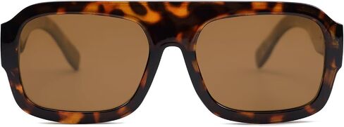 SOJOS Trendy Square Aviator Sunglasses for Womens Mens Polarized Flat Top Designer Inspired UV400 Sun Glasses SJ2281 in Kuwait