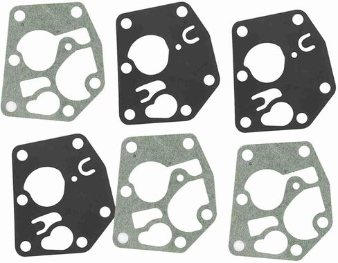 Zjchao Diaphragm ، Briggs و Stratton Part 795083 Briggs و Stratton Carburetor Kits 3 × Carburetor Diaphragm Gasket Casket Gasket in Kuwait