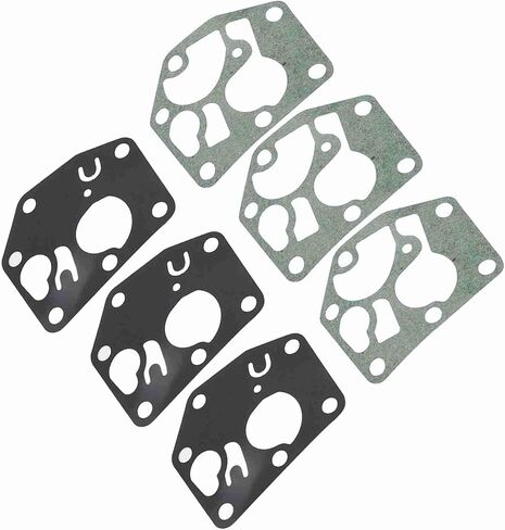 Zjchao Diaphragm ، Briggs و Stratton Part 795083 Briggs و Stratton Carburetor Kits 3 × Carburetor Diaphragm Gasket Casket Gasket in Kuwait