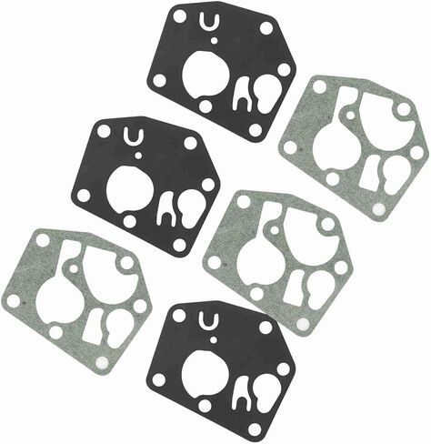 Zjchao Diaphragm ، Briggs و Stratton Part 795083 Briggs و Stratton Carburetor Kits 3 × Carburetor Diaphragm Gasket Casket Gasket in Kuwait