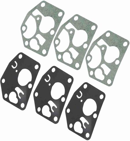 Zjchao Diaphragm ، Briggs و Stratton Part 795083 Briggs و Stratton Carburetor Kits 3 × Carburetor Diaphragm Gasket Casket Gasket in Kuwait