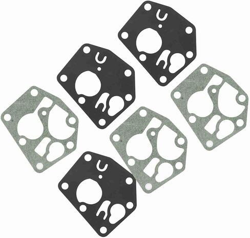Zjchao Diaphragm ، Briggs و Stratton Part 795083 Briggs و Stratton Carburetor Kits 3 × Carburetor Diaphragm Gasket Casket Gasket in Kuwait