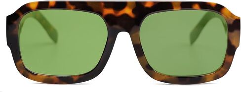 SOJOS Trendy Square Aviator Sunglasses for Womens Mens Polarized Flat Top Designer Inspired UV400 Sun Glasses SJ2281 in Kuwait
