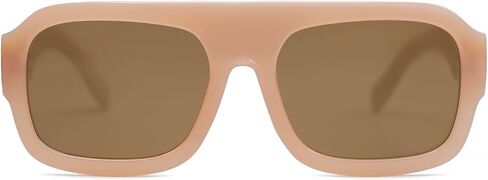 SOJOS Trendy Square Aviator Sunglasses for Womens Mens Polarized Flat Top Designer Inspired UV400 Sun Glasses SJ2281 in Kuwait