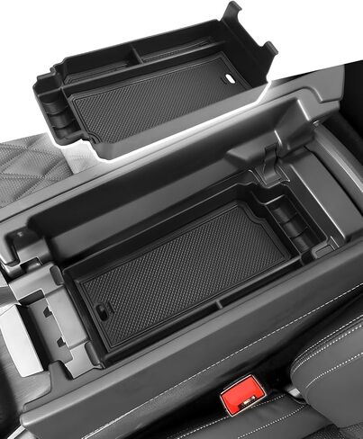 CDEFG لـ Nissan Rogue 2021-2025 Center Center Center Organizer Tray 2021 2022 2023 2024 2025 Rogue (SV ، Rock Creek ، SL ، Platinum) Armrest Storage Middle Console in Saudi Arabia