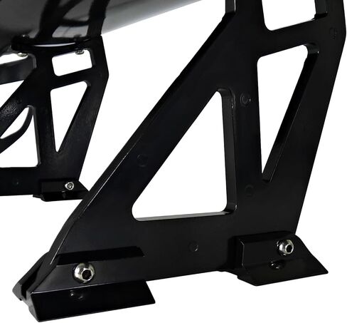Spec-D Tuning 52" Universal Glossy Black Aluminum Adjustable F1 Style Double Deck Rear Trunk Spoiler in Saudi Arabia