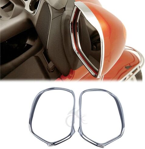 XMT-MOTO Mirrors Trim Decoration Fit For Honda GL1800 GOLDWING 2001-2017,Chrome in Saudi Arabia