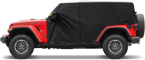 Cab Cover for Jeep Wrangler 4-Door 2007-2024 | Premium Waterproof Cover with 8 Gust Hooks UV Protection, All-Weather Shield Compatible with JK JL Unlimited Models in Kuwait