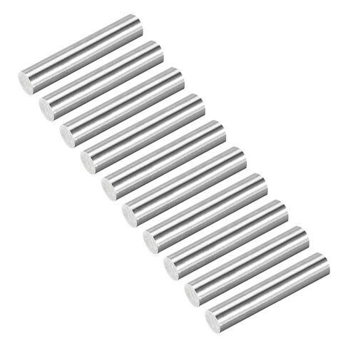 uxcell 5Pcs 304 Stainless Steel Rods, 6.5mm x 356mm Metal Solid Shaft Round Rod Lathe Bar Stock for Model Plane Cars Ship DIY Craft Metal Working in Kuwait