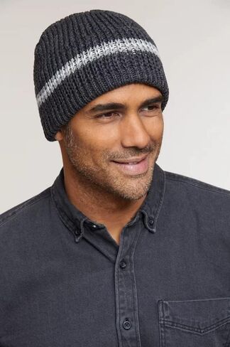 icebox knitting dohm Classic Stripe Winter Wool Hat قبعة جمجمة للرجال والنساء in Kuwait