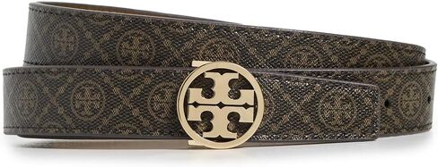 Tory Burch Women's T Monogram Coated Canvas Miller Belt in Saudi Arabia