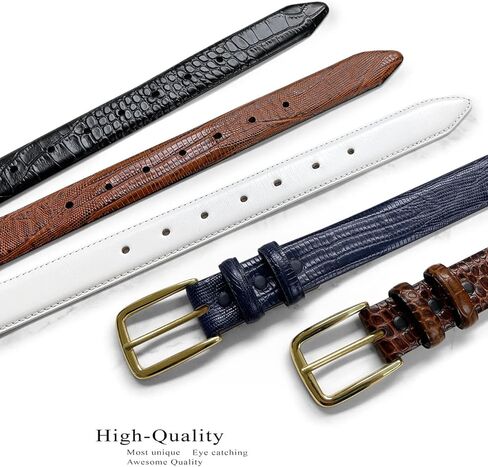 Andrea / Armana_dress Belt Solid Buckle Boxle أصلي حزام جلد البقر الكامل للحبوب 1-1 / 8 "(30 مم) in Saudi Arabia