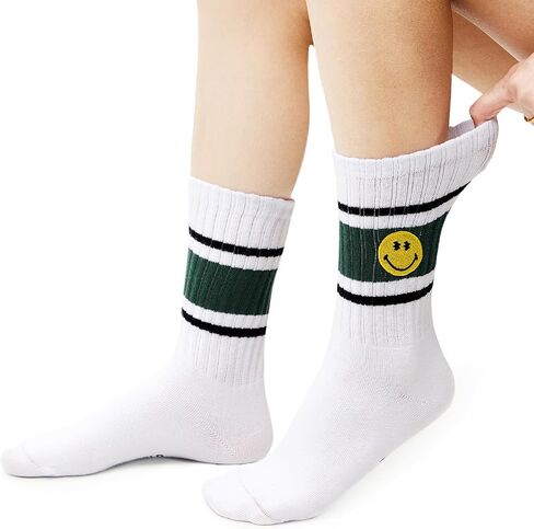 الاتجاهات الأمريكية جوارب الوجه المبتسم للنساء ، جوارب ميدّة على المكشوف ، جوارب مخططة in Saudi Arabia