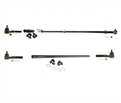 السحب رابط التعادل قضبان ضبط الأكمام 6pc مجموعة قطع الاستبدال لجيب رانجلر 1991 1992 1993 1994 1995 التوجيه TIE ROD KIT لجيب رانجلر in Saudi Arabia