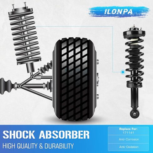 صدمات الدعامات الأمامية مع الينابيع لفائف 2009-2013 فورد F-150 4WD ، صدمة Strut application 171141 171140 ، Absorbers Assembly 2010 2011 2012 in Kuwait