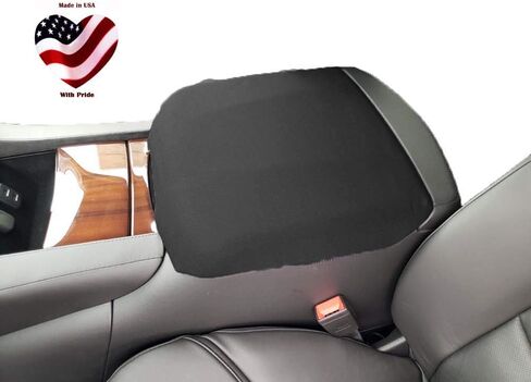 Made in USA Neoprene Protective Padded Cover for Rear Seat Entertainment Screen Designed for Cadillac Escalade 2015-2025 Black SS (ONE) in Saudi Arabia