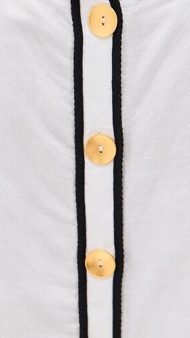 L'AGENCE Women's Ilana Contrast Trim Top in Saudi Arabia