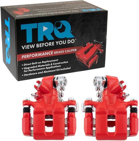 TRQ Performance Rear Performance Brake Caliper Set Compatible with 02-05 Civic 02-06 RSX in Saudi Arabia