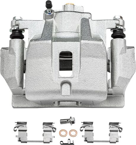 Detroit Axle - Front Left Brake Calipers W/Bracket Replace for Lexus RX330 RX350 RX400H Toyota Highlander - 2PC Set in Saudi Arabia