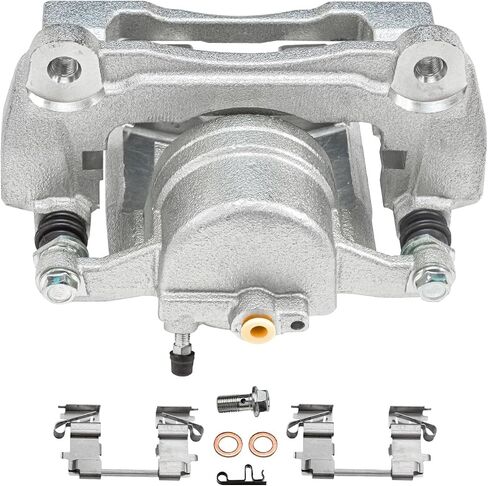 Detroit Axle - Front Left Brake Calipers W/Bracket Replace for Lexus RX330 RX350 RX400H Toyota Highlander - 2PC Set in Saudi Arabia