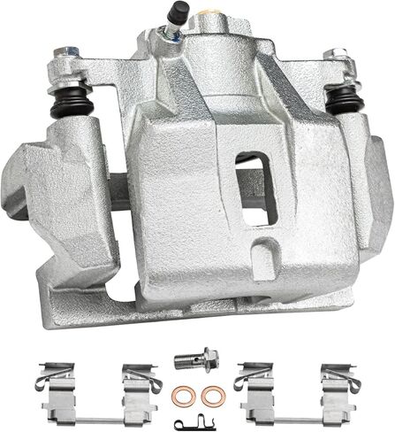 Detroit Axle - Front Left Brake Calipers W/Bracket Replace for Lexus RX330 RX350 RX400H Toyota Highlander - 2PC Set in Saudi Arabia