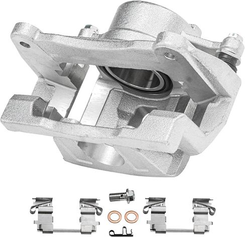 Detroit Axle - Front Left Brake Calipers W/Bracket Replace for Lexus RX330 RX350 RX400H Toyota Highlander - 2PC Set in Saudi Arabia