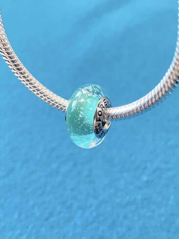 Original Murano Glass Charms for Pandora Bracelets, Murano Colorful Clear Charms, Glass Beads fit Pandora Style Bracelet for Women in Saudi Arabia