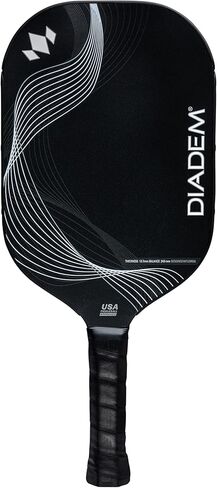 Diadem Icon Infinity Pro Pickleball Paddle | USAPA Approved | Dual Foam Core & Carbon Fiber | Maximum Power, Control, and Spin | High Performance with Replaceable Edge Guard in Kuwait