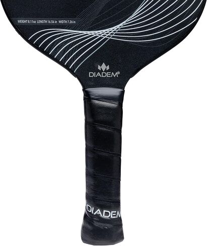 Diadem Icon Infinity Pro Pickleball Paddle | USAPA Approved | Dual Foam Core & Carbon Fiber | Maximum Power, Control, and Spin | High Performance with Replaceable Edge Guard in Kuwait