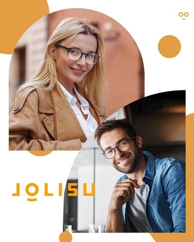 5 عبوات نظارات القراءة للنساء/الرجال الزرقاء الحظر قارئ الكمبيوتر مع إطار مستدير - رجعية عدسة واضحة النظارات وهمية （2.0） in Kuwait