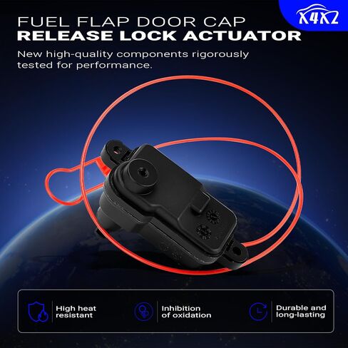 4L0862153D Fuel Flap Door Cap Release Lock Actuator for Audi Q7 Q3 A7 A6 S7 S6 RS7 RS5 Replaces# 4L0862153A 4L0862153B Fuel Filler Door Opener Actuator 2 Pin in Saudi Arabia