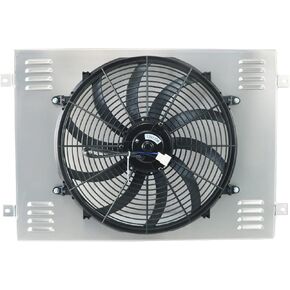 Aluminum Radiator Shroud Electric Fan for 1979-1993 Dodge D150 D250 D350 W150 W250 5.2 5.9 V8 in Saudi Arabia