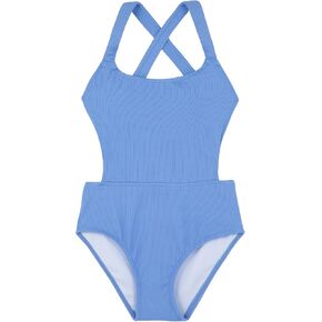 Gottex Girls Kids Summer Cut Out Cross Strap One Piece Swimsuit Chlorine Fade Resistant and Built-in UPF 50+ UV Protection in Kuwait