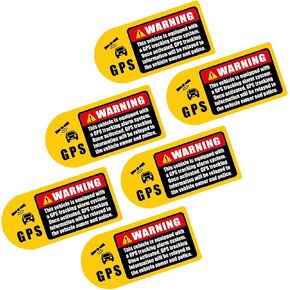 6PCS Camera Video Recording Warning Stickers, Posted On The Inside of The Car Window,Can be Seen from Outside The Car. Anti-Theft/Adhesive Design in Saudi Arabia
