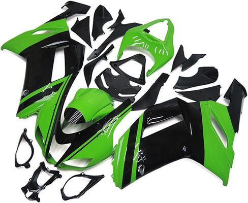 بلاستيك بلاستيك أطباق بلاستيك بلاستيك أكياس كاملة من أجل كاواساكي نينجا zx636r zx6r 2007 2008 ZX-6R 07 08 ZX-6R 636 مجموعة طعنات طربية مجموعة أطر الجسم in Kuwait