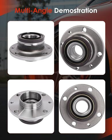 cciyu 512480 Wheel Hub and Bearing Assembly Replacement for fit 2012-2019 Fiat 500 Rear Wheel Hubs (1) in Saudi Arabia