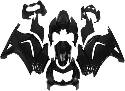 NT Fairing Fit for Kawasaki Ninja EX250 250 EX 250R 2008 2009 2010 2011 2012 All Balck Glossy Fairing Fairing Kit Body Bodywork Plastic Podyframe in Saudi Arabia