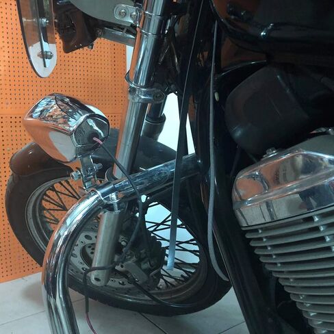 Areyourshop 30-35mm Chrome Adjustable Motorcycle Bull Bar Light Foglight Mount Bracket Clamp in Saudi Arabia