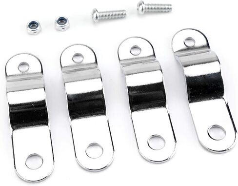 Areyourshop 30-35mm Chrome Adjustable Motorcycle Bull Bar Light Foglight Mount Bracket Clamp in Saudi Arabia