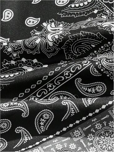SHENHE Men's Paisley Print Jogger Pants Drawstring Elastic Waist Hippie Boho Pants Trousers in Saudi Arabia