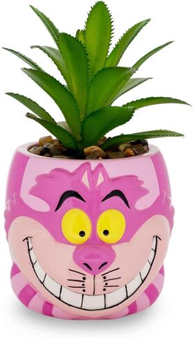 Silver Buffalo Disney Pixar Wall-E 4-Inch Ceramic Mini Planter with Artificial Succulent | Cute Small Flower Pot, Faux Indoor Plant for Desk Shelf in Kuwait