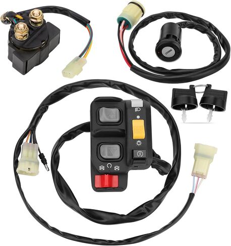 M MATI Handlebar Key Starter Relay Switch Kit for Honda Foreman 450 ES TRX450FE 1998-2004 Electric Shift 35020-HN0-A11 35100-HN0-A02 35850-HF1-670 in Saudi Arabia