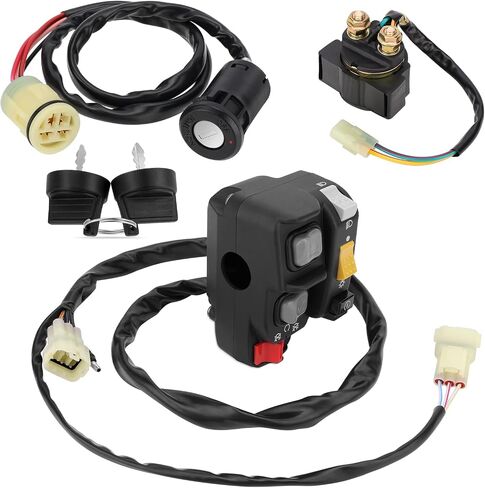 M MATI Handlebar Key Starter Relay Switch Kit for Honda Foreman 450 ES TRX450FE 1998-2004 Electric Shift 35020-HN0-A11 35100-HN0-A02 35850-HF1-670 in Saudi Arabia