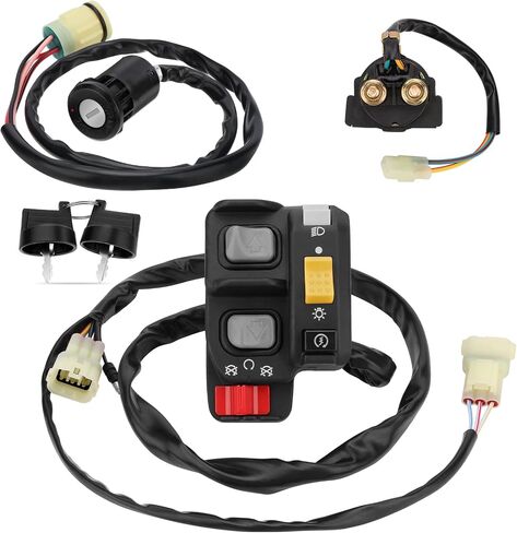 M MATI Handlebar Key Starter Relay Switch Kit for Honda Foreman 450 ES TRX450FE 1998-2004 Electric Shift 35020-HN0-A11 35100-HN0-A02 35850-HF1-670 in Saudi Arabia